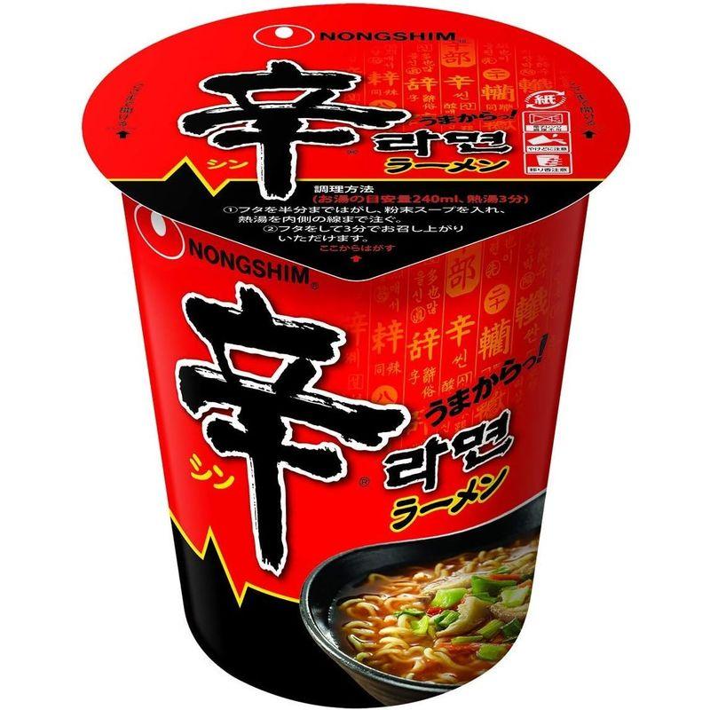 農心ジャパン 辛ラーメンカップ 68g×24個