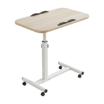 FANCY LIFE 移動式升降邊桌 T02單檯面  木紋色