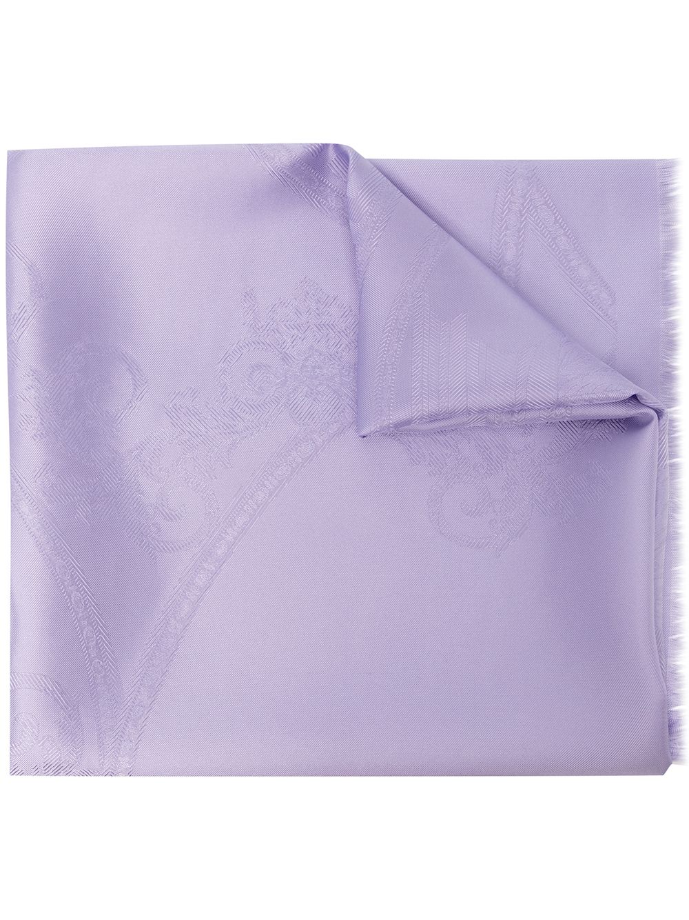 Versace - Coupe des Dieux Jacquard silk scarf - women - Silk - One Size - Purple