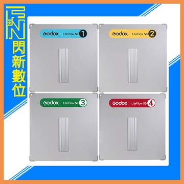 Godox 神牛 LiteFlow 50 四種光質 電影燈光反射板 50*50cm(公司貨)單片裝