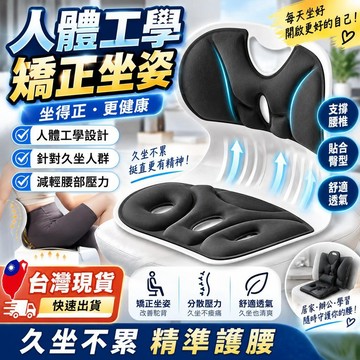 💥隔日到貨💥護腰坐墊 矯正坐姿坐墊 腰靠坐墊 久坐靠墊 辦公室坐墊 電腦椅坐墊 靠背椅墊 腰部支撐 舒適透氣 久坐不累