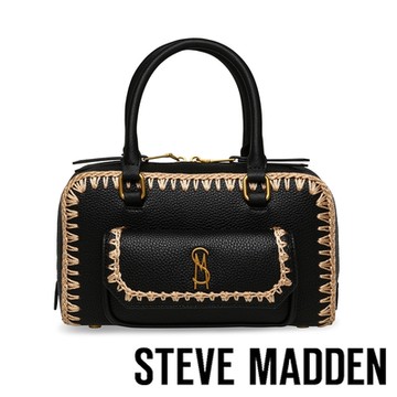 STEVE MADDEN-縫線造型法棍包 BDOVE-黑色