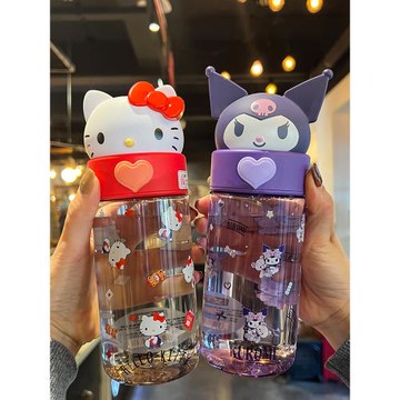 hellokitty庫洛米兒童水杯2025新款直飲杯女孩小學生上學專用杯子