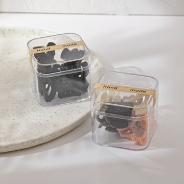 首爾DESIGN兒童霧面小沙夾10入鏤空-兩色任選