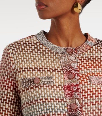 Veronica Beard Sariyah cotton and wool-blend knit jacket