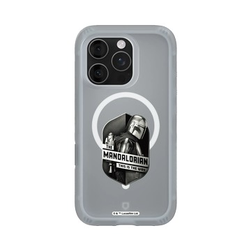 iPhone 16 Pro AirX 流變灰 - Star Wars - The Mandalorian - 曼達洛人 — 徽章