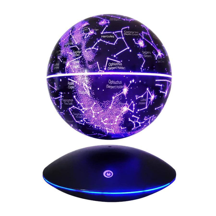 HCNT Levitating Light Globe Magnetic Floating Night Light Constellation Bal