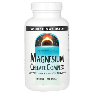 Source Naturals, 螯合鎂複合物，100 毫克，250 片