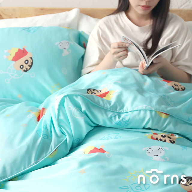 蠟筆小新鋪棉兩用被套 雙人 塗鴉系列- Norns 正版授權 TENCEL天絲™萊賽爾纖維 吸濕排汗 寢具 四季被 涼被 被子