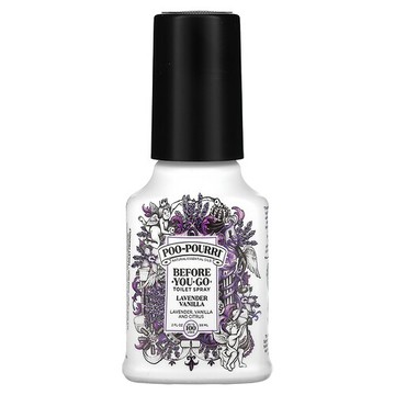 Poo-Pourri, Before-You-Go® 如廁除臭噴霧，薰衣草香草香，2 液體盎司（59 毫升）