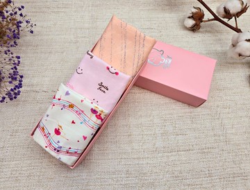 純棉紗布手帕/口水巾/小方巾