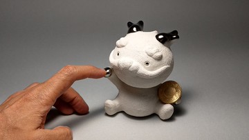 辰龍年限定【招招龍】招財陶藝茶寵擺件