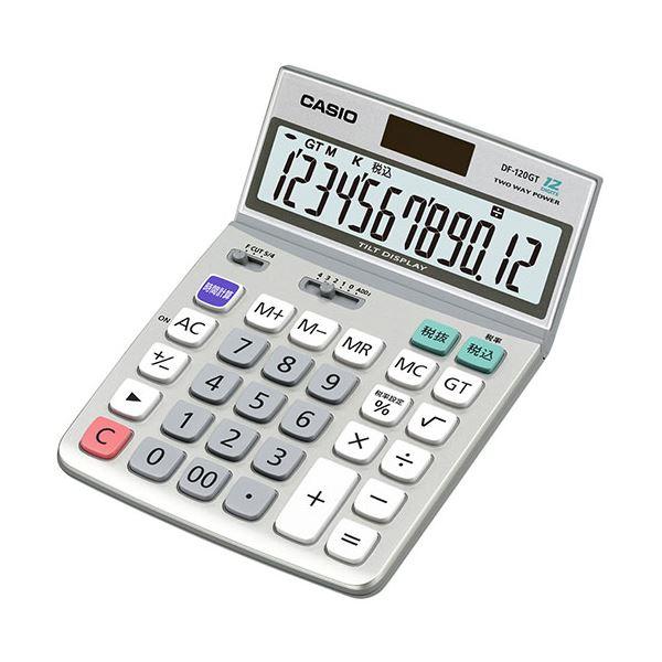 カシオ計算機 CASIO グリーン購入法適合電卓 デスクタイプ10桁 DF-120GT-N