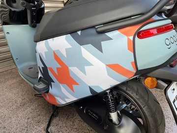 千鳥紋(復古綠) gogoro系列車套 防刮車套