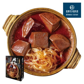 [家速配]嘉義林聰明沙鍋 麻辣鴨血寬粉(常溫)熟品每盒含湯汁約645克
