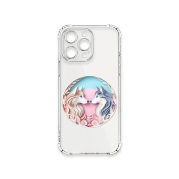 iPhone 13 Pro Max 殼 TRON IPhone 13 PRO MAX 可愛紙雕哈士奇 四角防摔殼 手機殼
