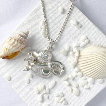 尋愛的美人魚 純銀項鍊silver925