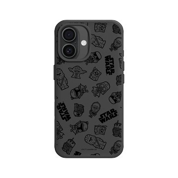 iPhone 16 SolidX 黑 - 迪士尼-星際大戰 Star Wars - Pattern 星際大戰-Galaxy