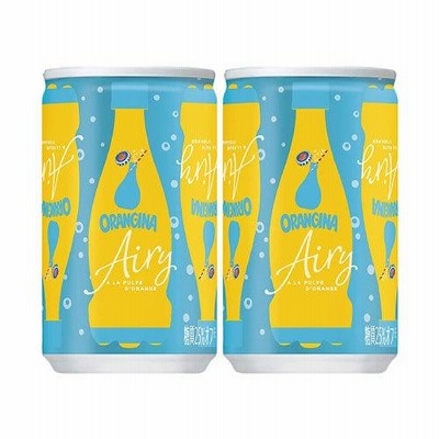 サントリー オランジーナ 160ml 30本 2箱 【60本】 果汁12％ まとめ買い