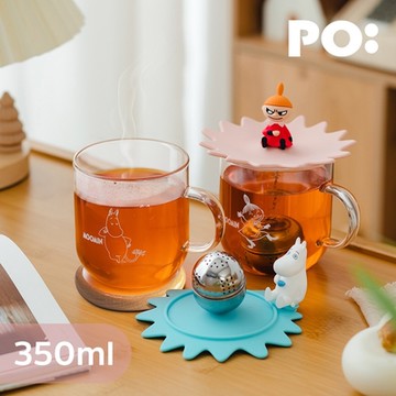 PO:Selected 丹麥POxMOOMIN泡茶二件組(濾球玻璃杯-共2色/暖茶器)