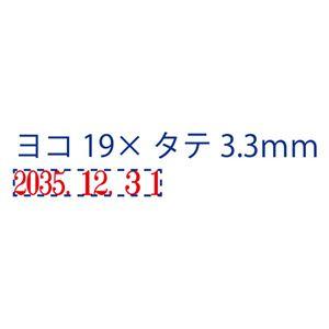 (まとめ) シヤチハタ 回転ゴム印 エルゴグリップ 本西暦日付 5号 明朝体 NFH-5M 1個  