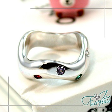 【伊飾童話】情人密語＊行運波浪男戒/尺寸可選