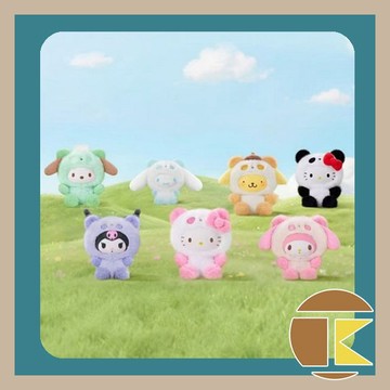 【115.8月預購】TOP TOY 三麗鷗家族 彩色熊貓系列 毛絨掛飾 單抽 盲盒 如需中盒請下6倍數 愛蛋客