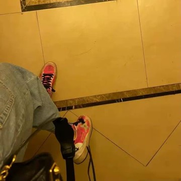 2024粉小臟臟鞋星星lilu李鹿真皮韓國休閑百搭帆布運動板鞋女春夏