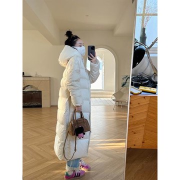 金蘇一 350g充絨量一件過冬羽絨服女2025冬季韓版90白鴨絨面包服