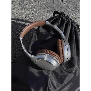 ins博主同款美式復古頭戴式無線藍牙耳機可折疊穿搭單品拍照裝飾