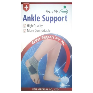 Fe Li 飛力 全扣式竹炭踝綁帶 H17  Free  1個