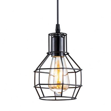 【大巨光】工業風 E27x1 吊燈-小(BM-51595)