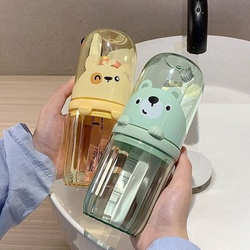 【牙齒寶寶】兒童造型旅行漱口杯牙刷杯一入(綠/黃可選)