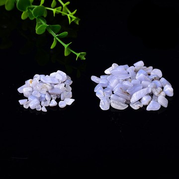 天然優質藍玉髓水晶碎石消磁石 水晶鋪魚缸水晶枕 供佛