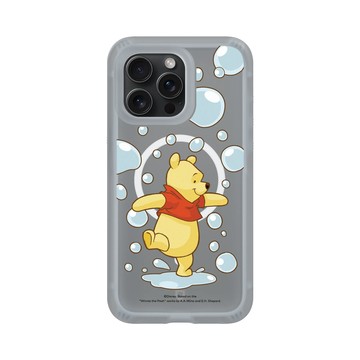 iPhone 15 Pro Max AirX 流變灰 - 迪士尼-小熊維尼 Disney Winnie The Pooh - 玩泡泡
