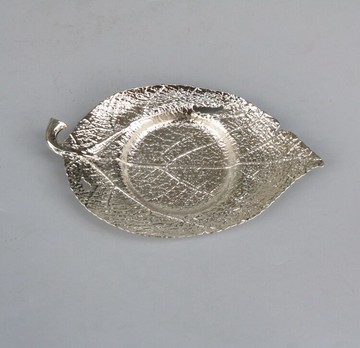 創意造型鏤空隔熱合金荷葉仿古杯墊 茶道功夫套裝配件茶托