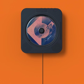 cd聽專輯播放機復古光盤唱片壁掛藍牙光碟英語ins同款音箱播放器【宜家良品百貨】