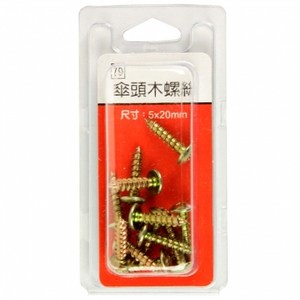 79傘頭木螺絲5x20mm
