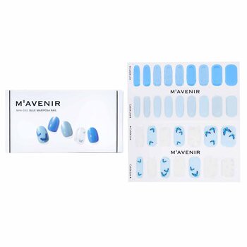 Mavenir Mavenir 指甲貼 (藍色) - # Blue Mariposa Nail 32pcs-美容工具