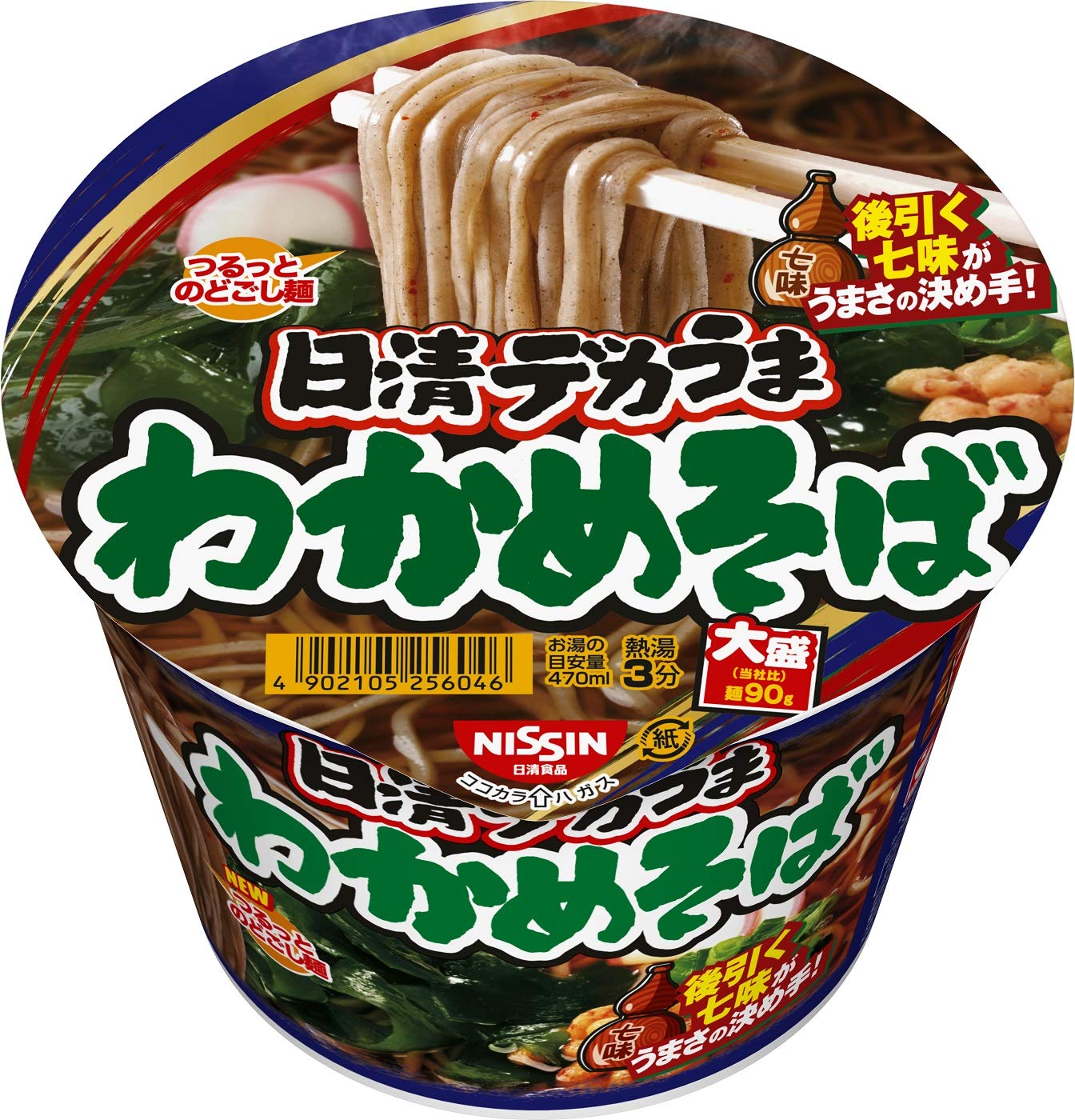 デカうま わかめそば 106g 12個