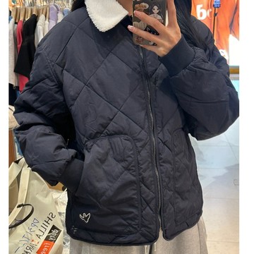 現貨出貨 what it isnt 菱格紋外套 小天使外套 夾克外套 棉服外套 韓國外套 男女同款 正韓製