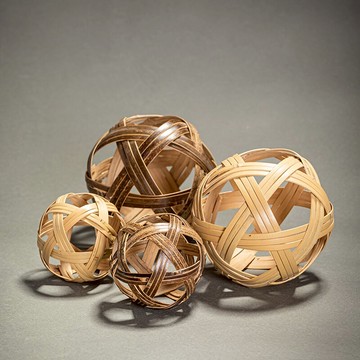 紫竹球小蹴鞠小號竹球復古竹裝飾球竹工藝品圓形竹編把玩件竹編球