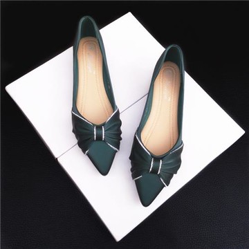 平底單鞋女軟底淺口2025秋季新款百搭尖頭時尚瓢鞋法式舒適豆豆鞋