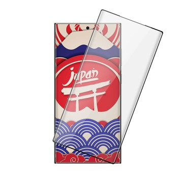 S23 系列貼 AGC日本玻璃 保護貼 【AGC日本玻璃】 三星 S23 Ultra 保護貼 保護膜 黑框曲面全覆蓋 旭硝子鋼化玻璃膜