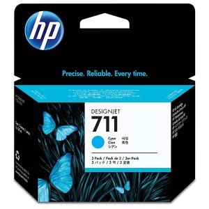 HP CZ134A シアン HP 711 [純正インクカートリッジ(29ml×3)]