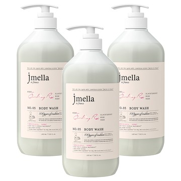 jmella 法式漫舞香水沐浴乳 No.05 Sparkling Rose  1L  3瓶