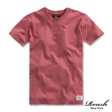 Roush 水洗棉素面圓領短TEE(611002-1)