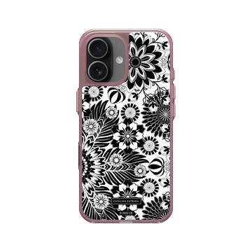 iPhone 17 Clear (相機按鈕) 晶醺玫 - Catalina Estrada - Floral Monochrome