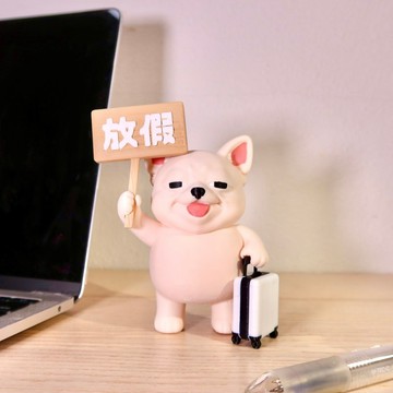 放假吉娃娃,旅行狗狗,辦公室擺設  - 模型/擺設/擺飾/手辦/3D列印