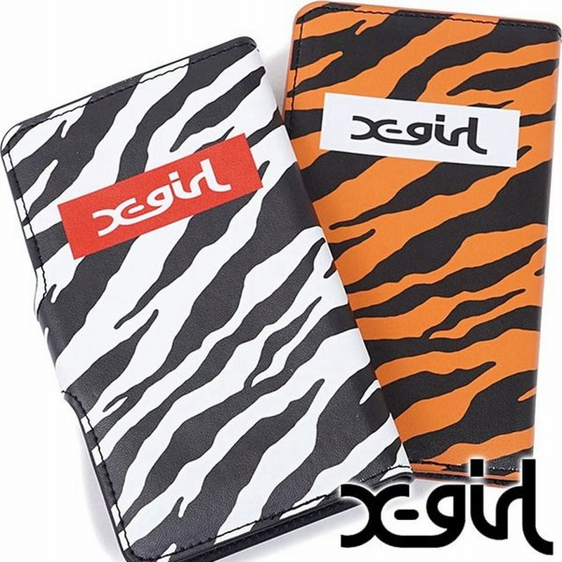 X Girl エックスガール スマホケース Zebra Flip Case ゼブラ フリップケース 手帳型ケース Fw17 通販 Lineポイント最大0 5 Get Lineショッピング